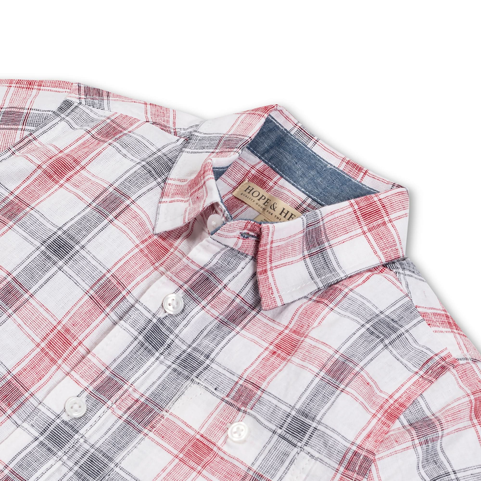 Boys Linen Short Sleeve Shirt