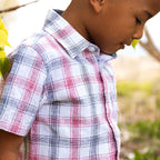 Boys Linen Short Sleeve Shirt