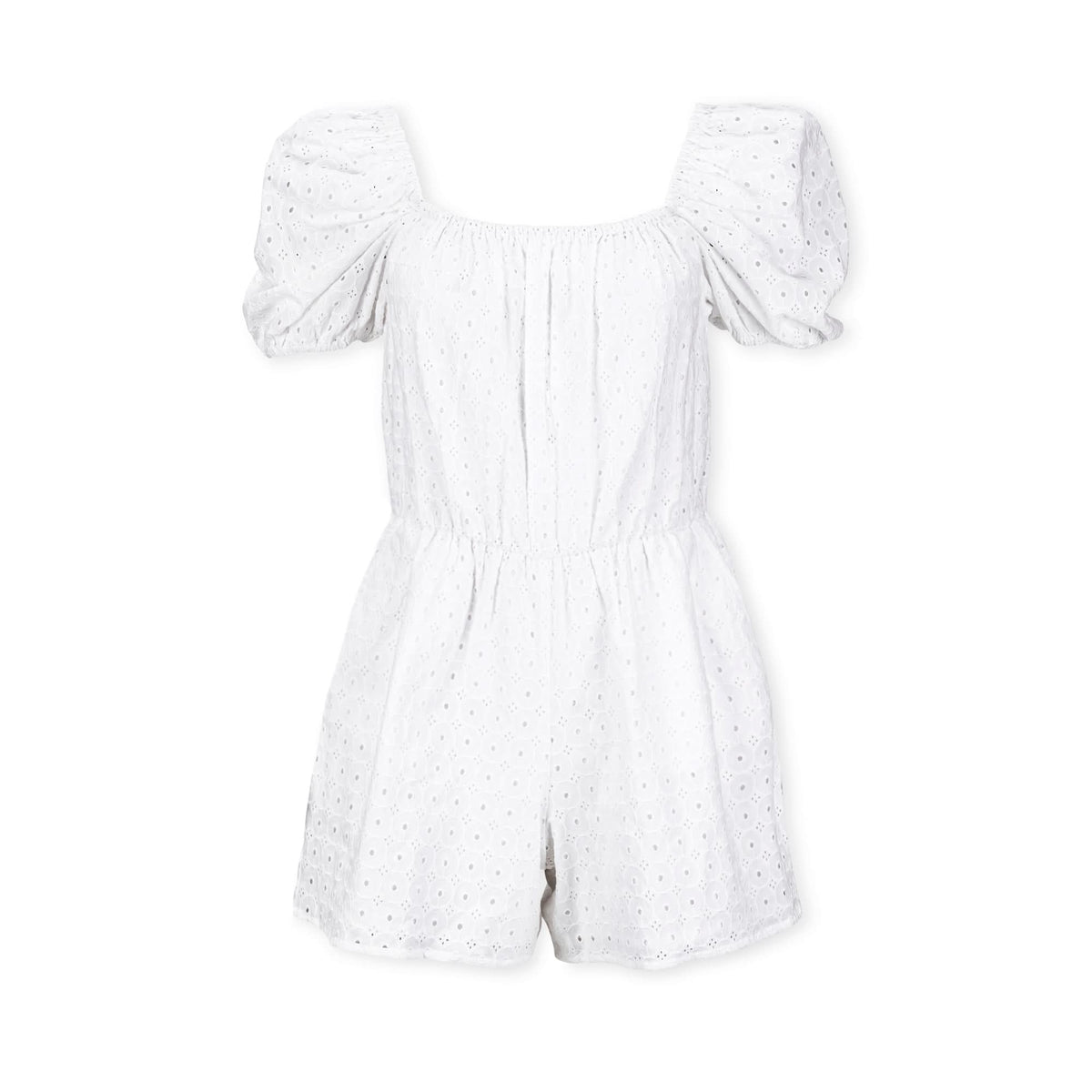 Organic Eyelet Romper