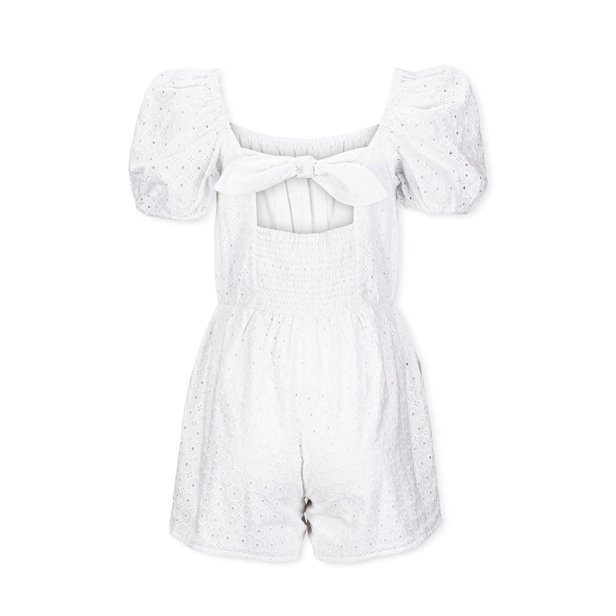 Organic Eyelet Romper