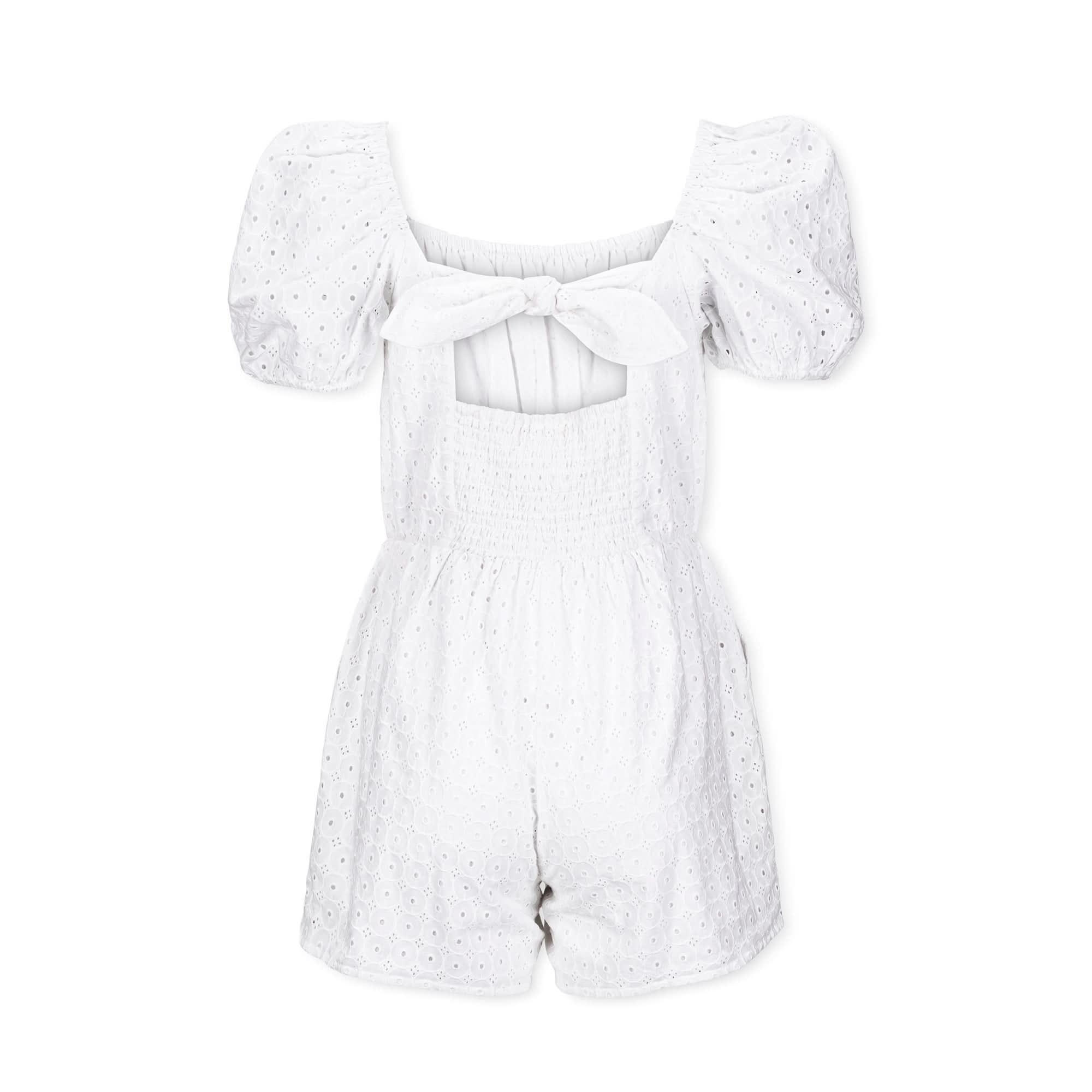 Organic Eyelet Romper