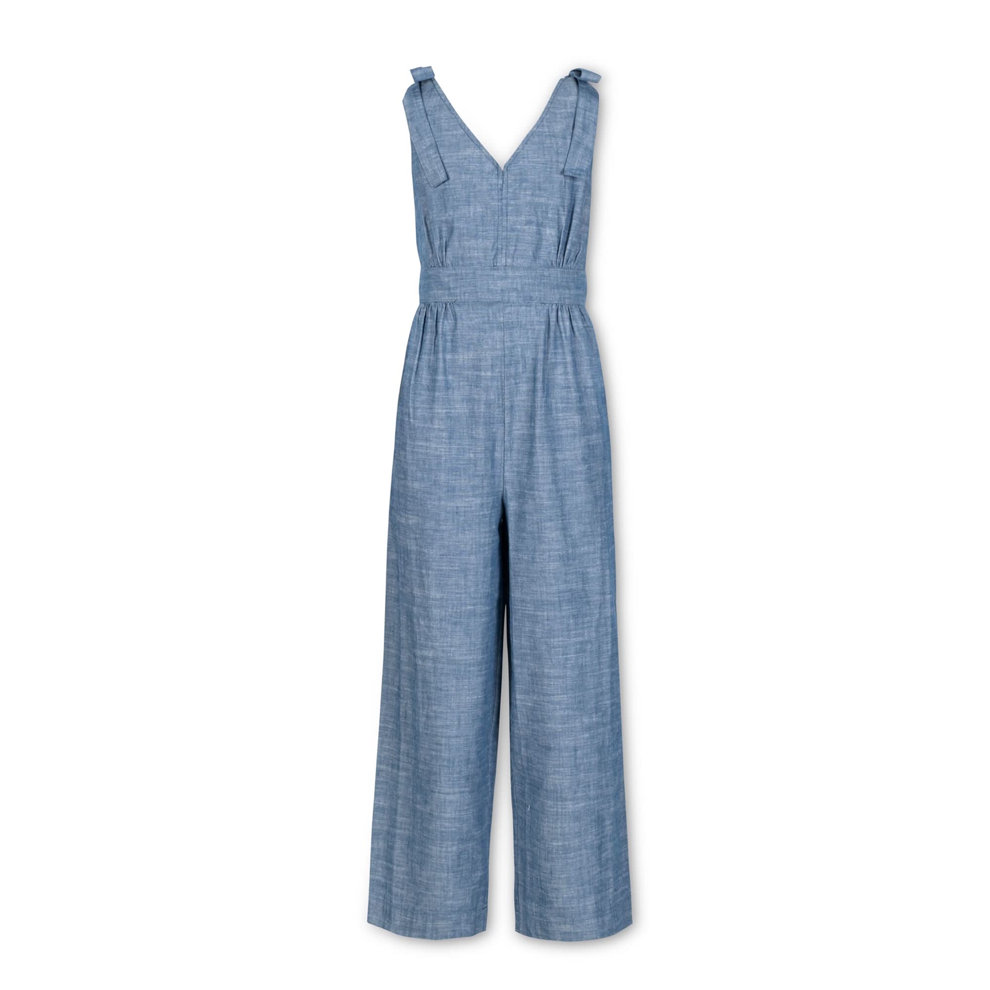 Bow Shoulder Organic Jumpsuit
