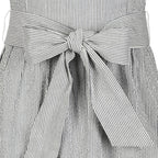 Organic A-Line Dress with Sash