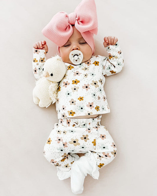 Girls Floral Lounge Set