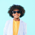 Jet Black Navigator | Smoke Polarized Sunglasses