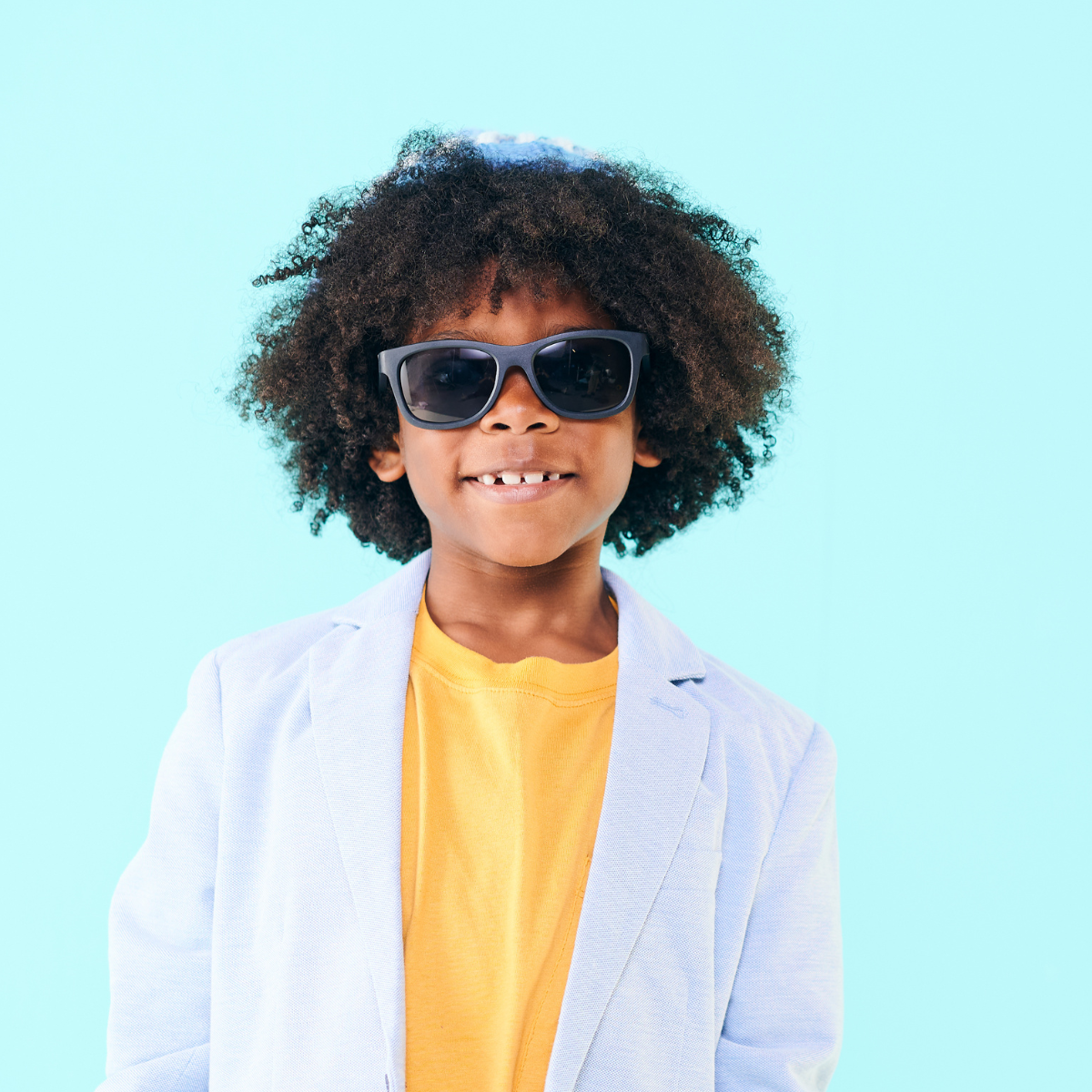 Jet Black Navigator | Smoke Polarized Sunglasses