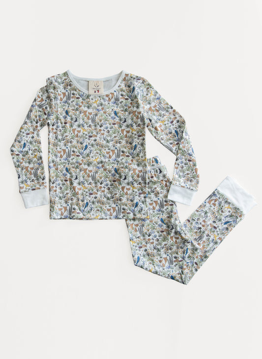 Two Piece Pajamas - Foxy Forest
