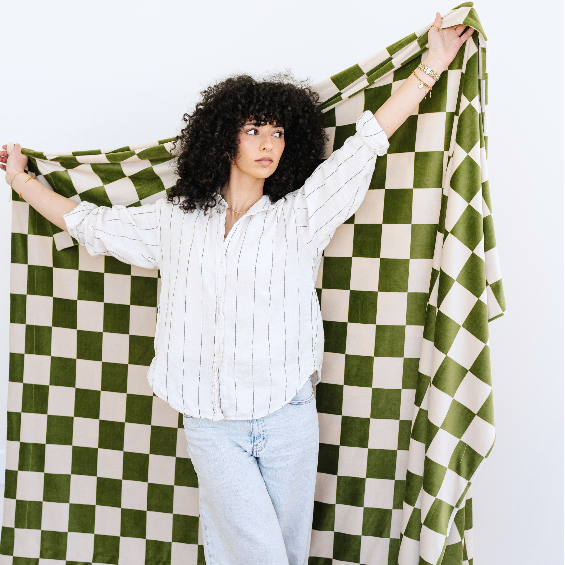 Minky Stretch XL Throw Blanket