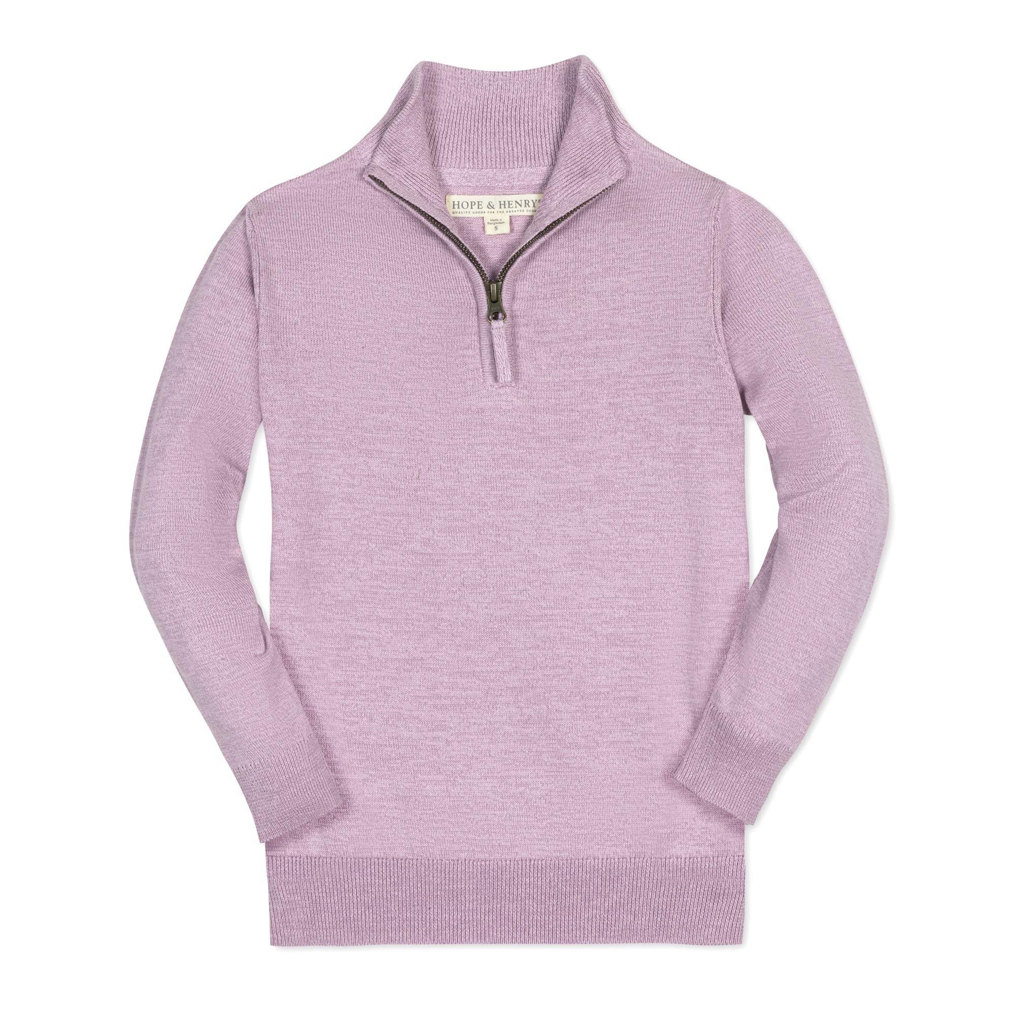 Organic Fine Gauge Half Zip Sweater – Blissfully Lavender Boutique