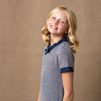 Organic Ruffle Edge Sweater Dress