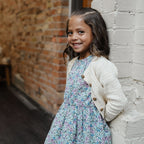 Organic Chevron Cable Cardigan