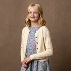 Organic Chevron Cable Cardigan