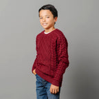 Organic Raglan Fisherman Sweater