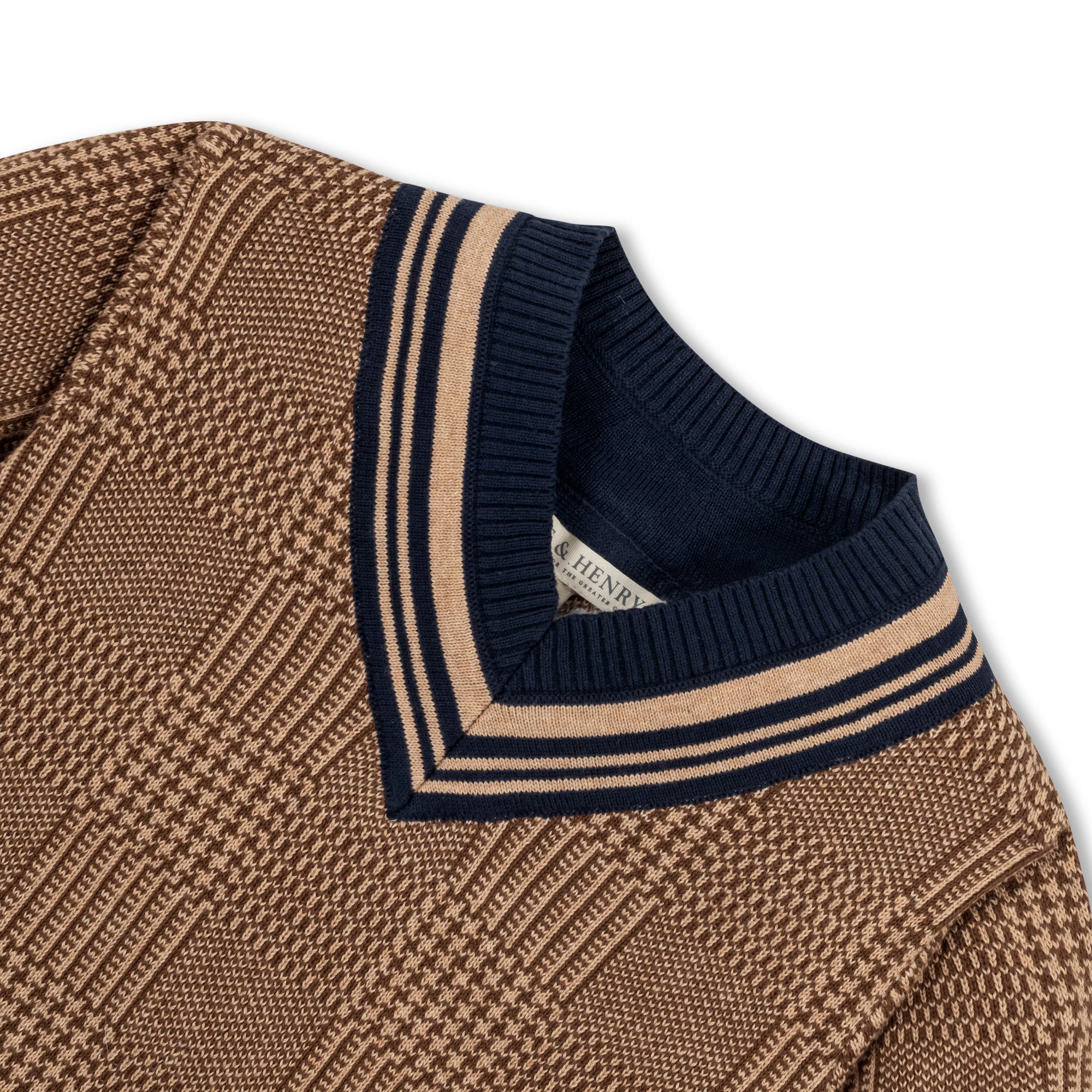 Organic Intarsia Cricket Sweater