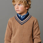Organic Intarsia Cricket Sweater - Baby