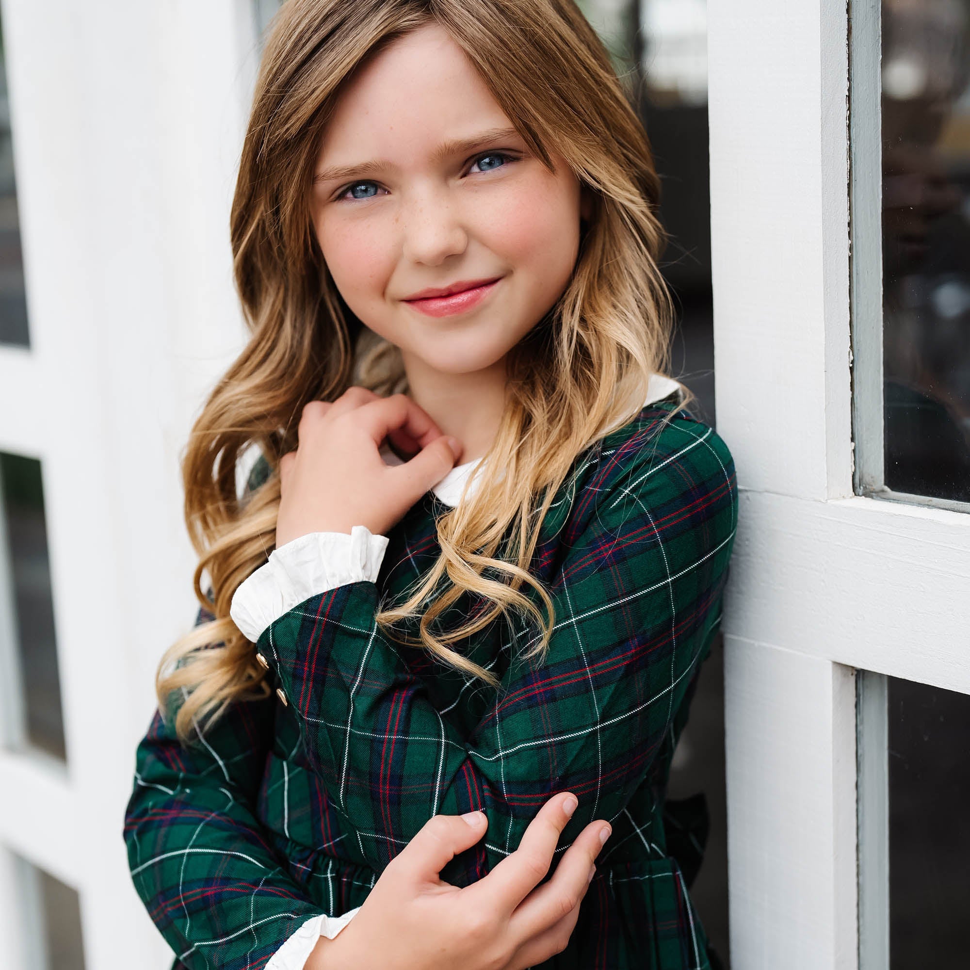 Organic Ruffle Cuff Party Dress - Baby