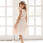 Organic Tiered Sateen Party Dress
