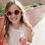 Girls Button Front Halter Romper