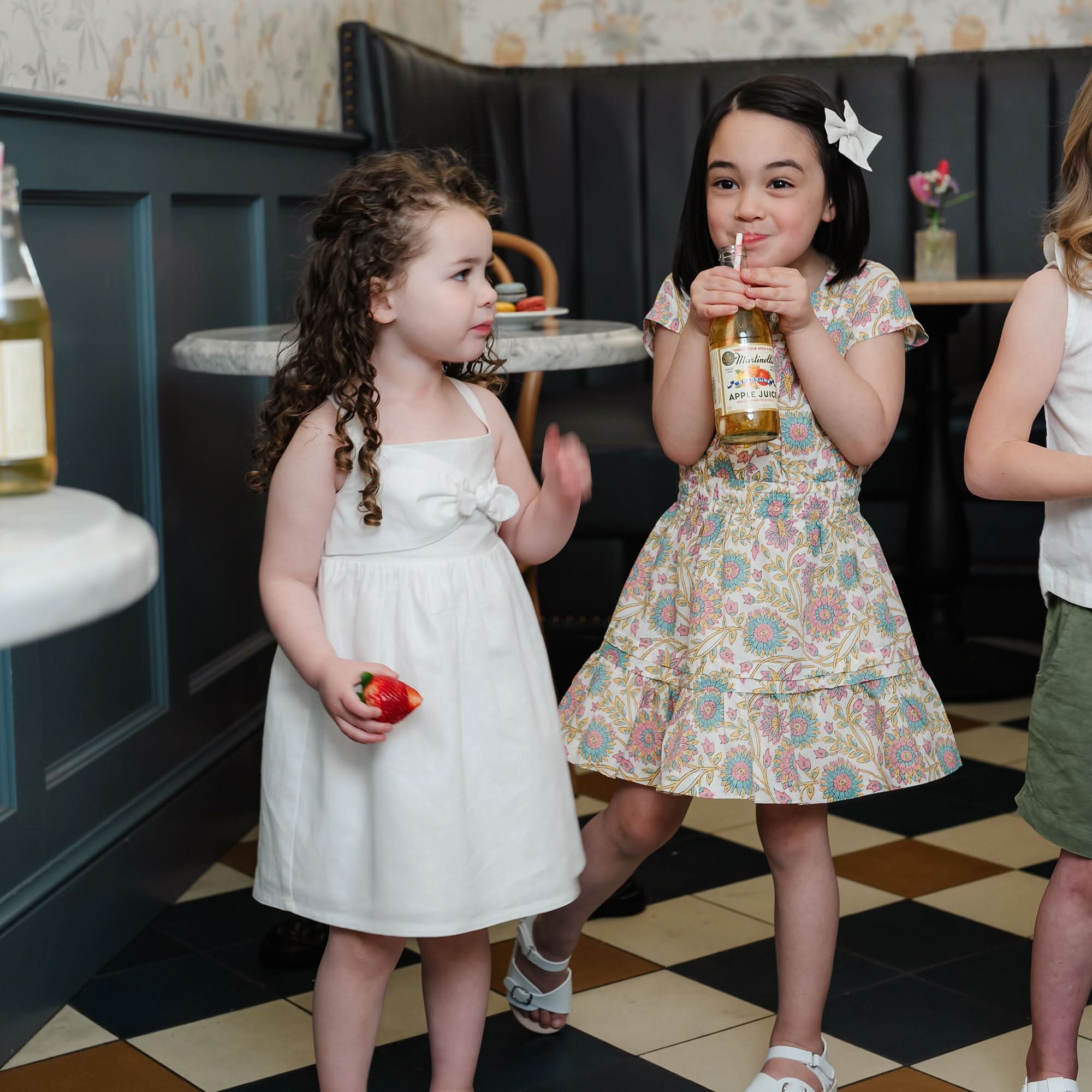 Girls Bow Front Sundress