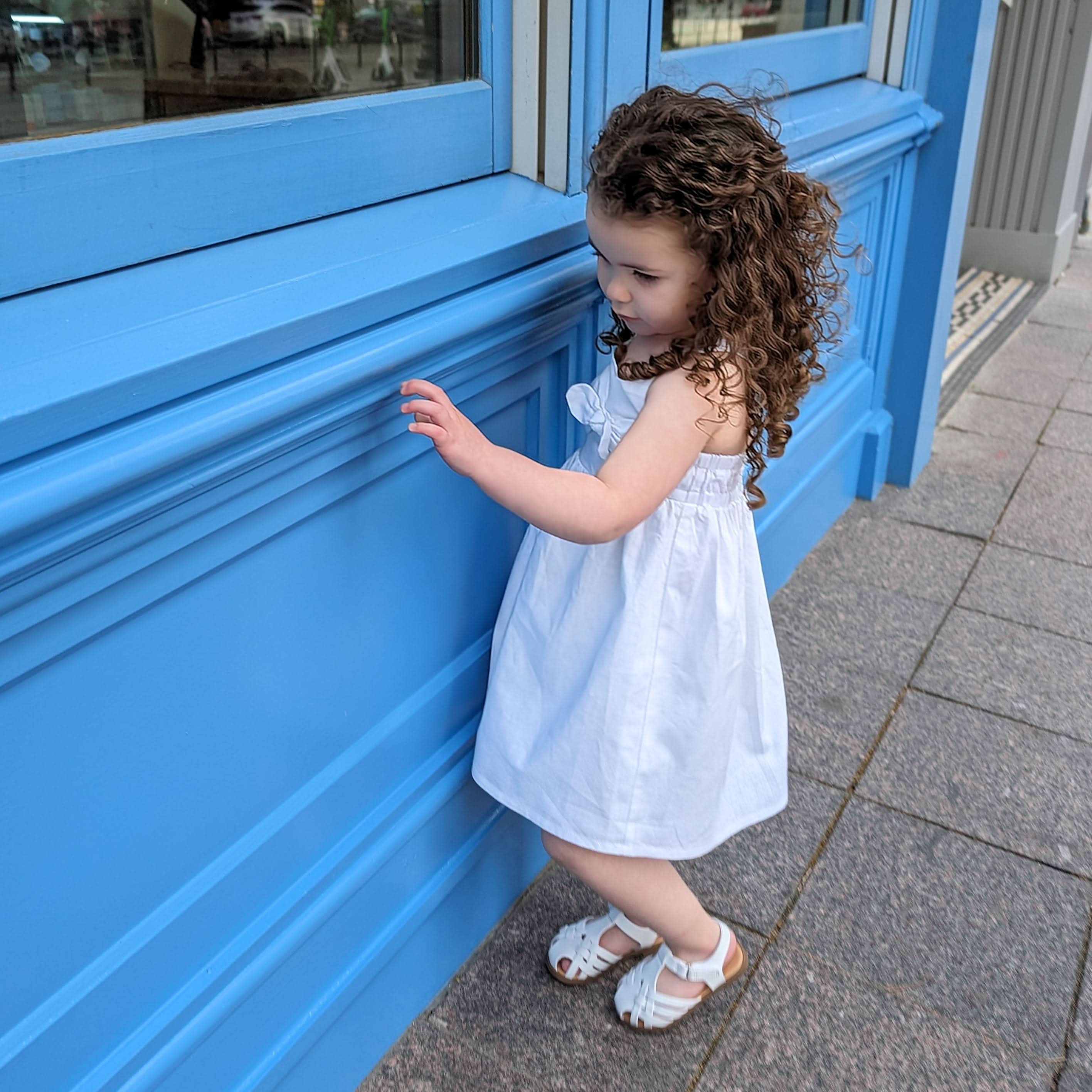 Girls Bow Front Sundress