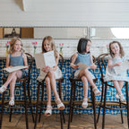 Organic Ruffle Collar Chambray Top