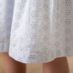 Tiered Organic Eyelet Dress