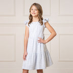 Tiered Organic Eyelet Dress