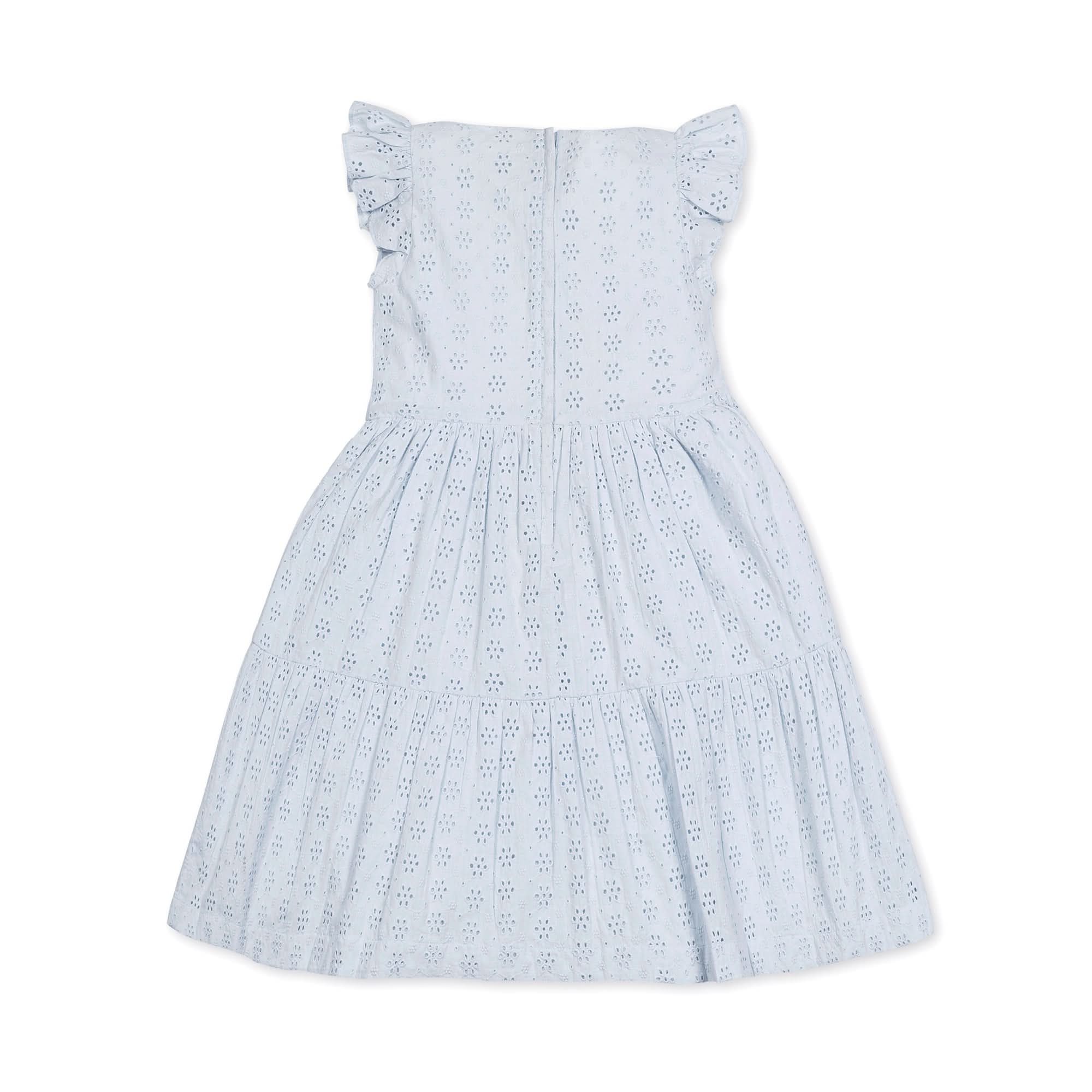 Tiered Organic Eyelet Dress