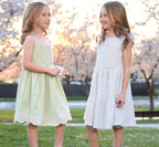 Tiered Organic Eyelet Dress