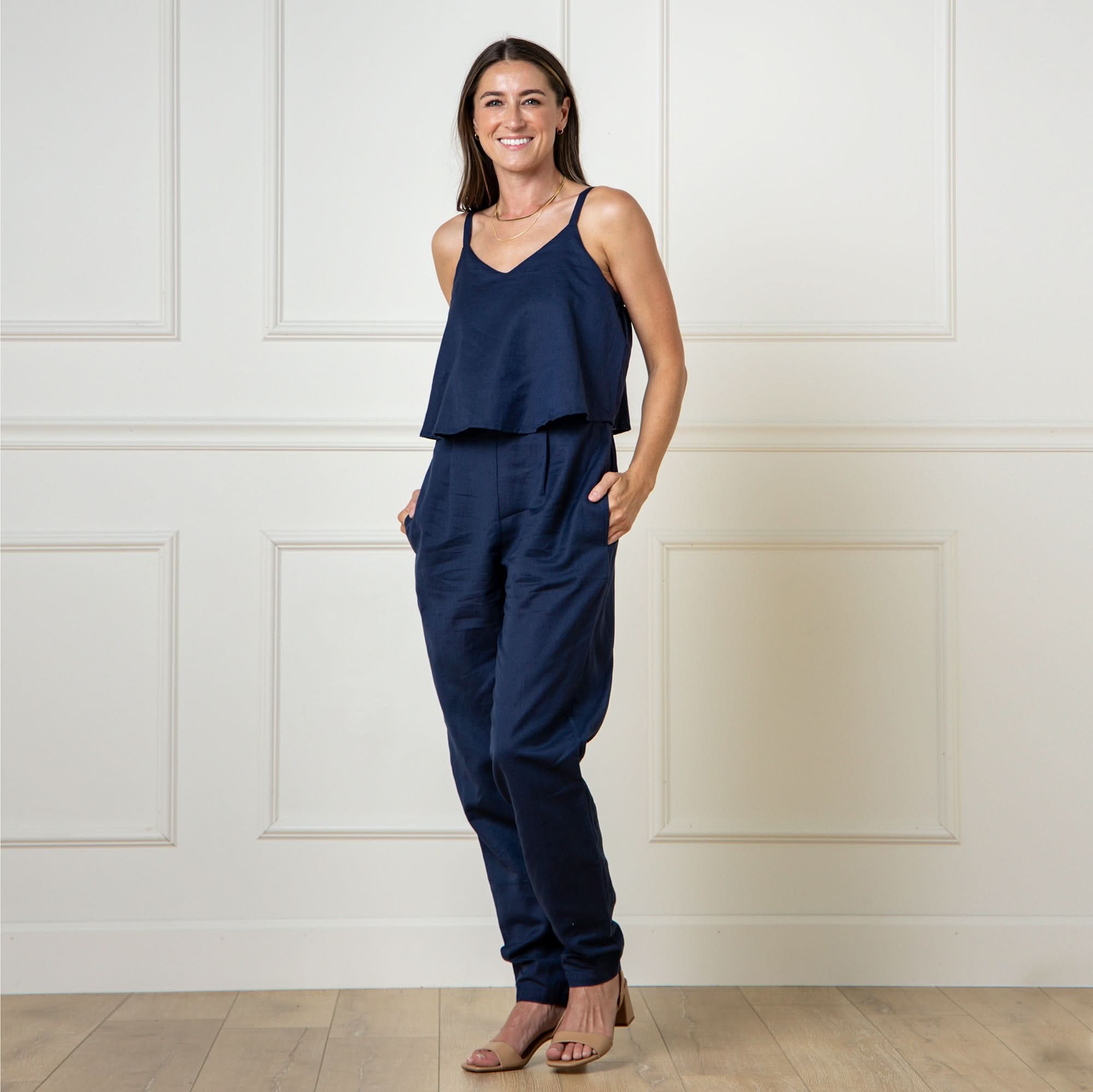 Women's Faux Top Jumpsuit