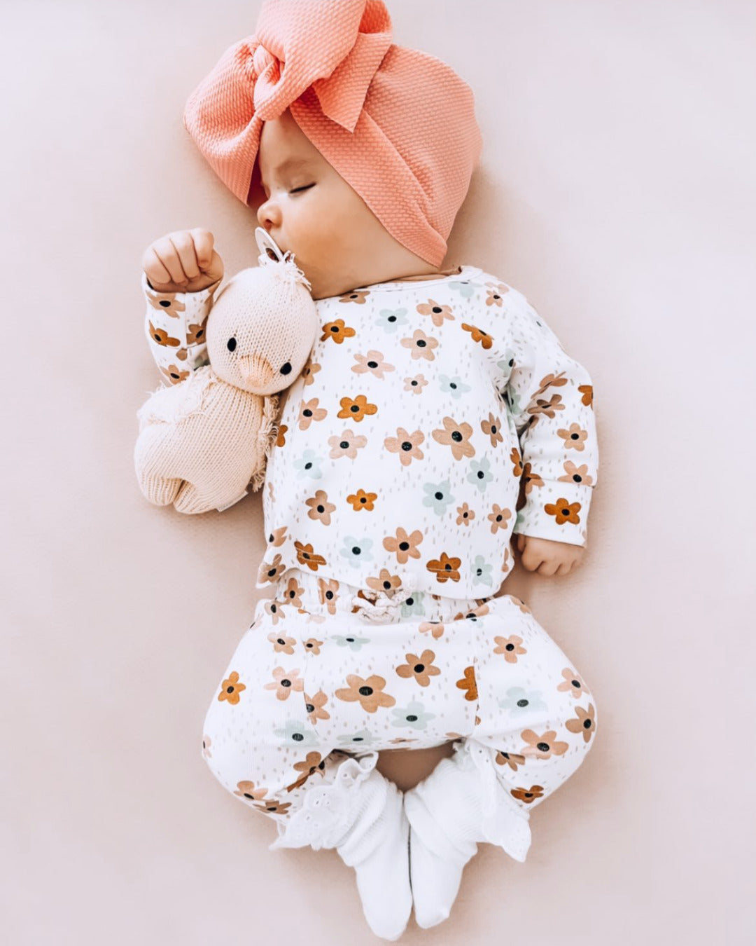 Girls Floral Lounge Set