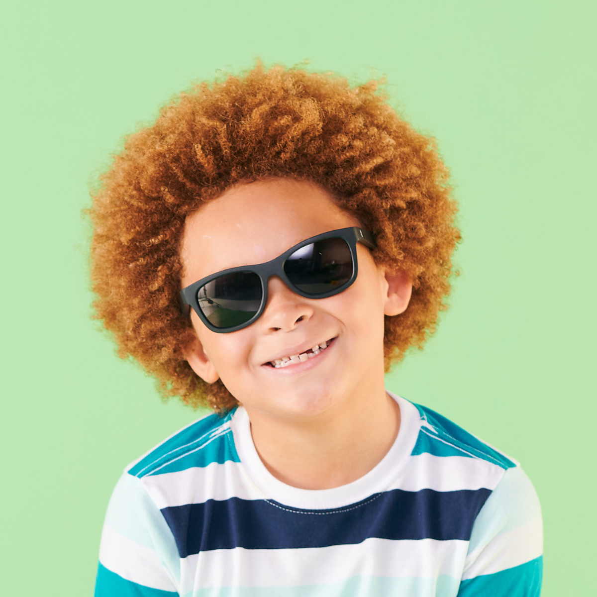 Jet Black Navigator | Smoke Polarized Sunglasses