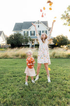 Peach Sequin Twirl Skort