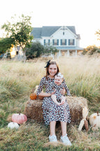 Wild One 3/4 Sleeve Pocket Twirl Dress