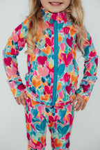 Heart Hustle Full-Zip Ruffle Active Jacket