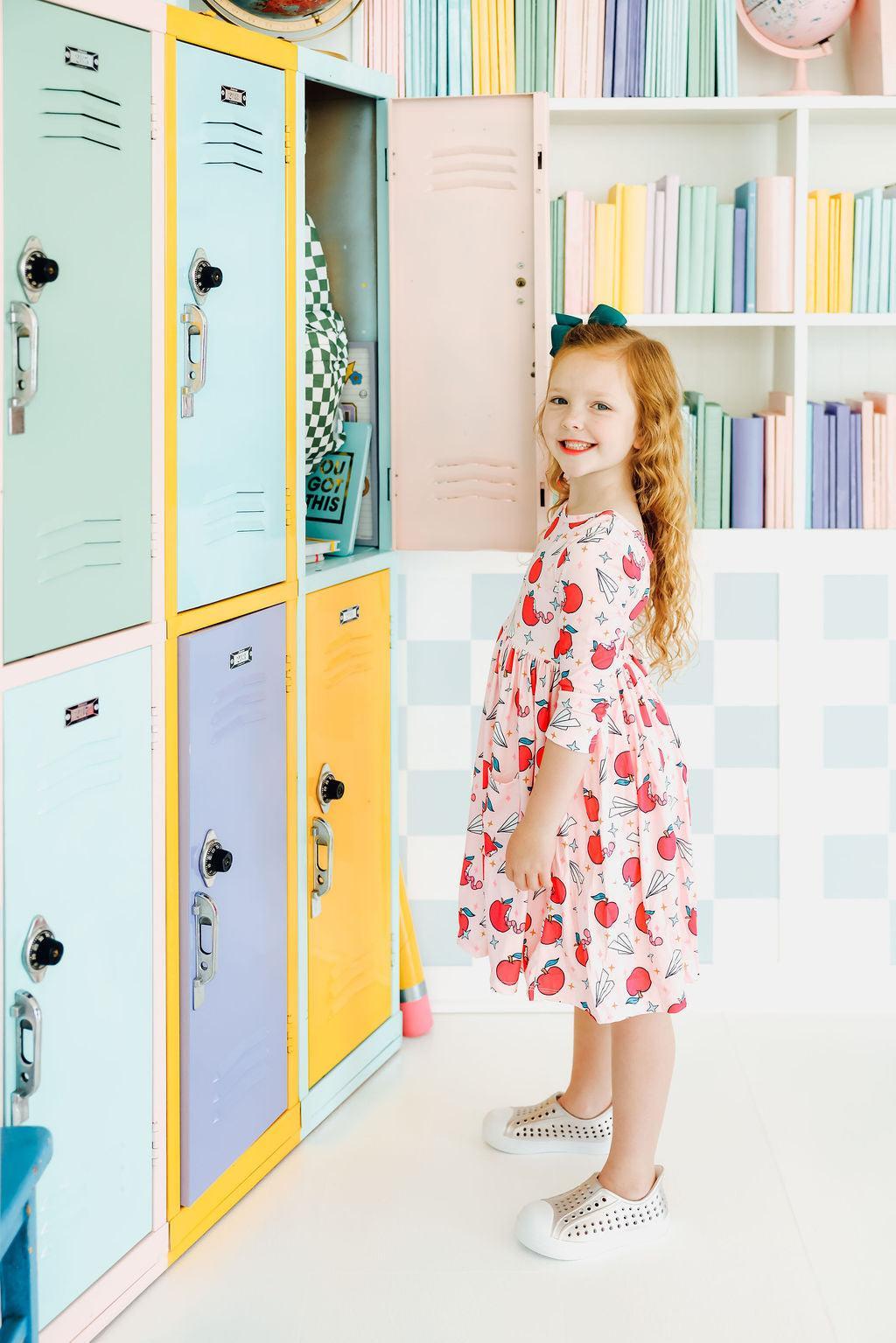 Star Student Pocket Twirl Dress