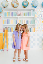 Girls Periwinkle T-Shirt Dress