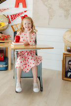 3/4 Sleeve Pocket Twirl Dress