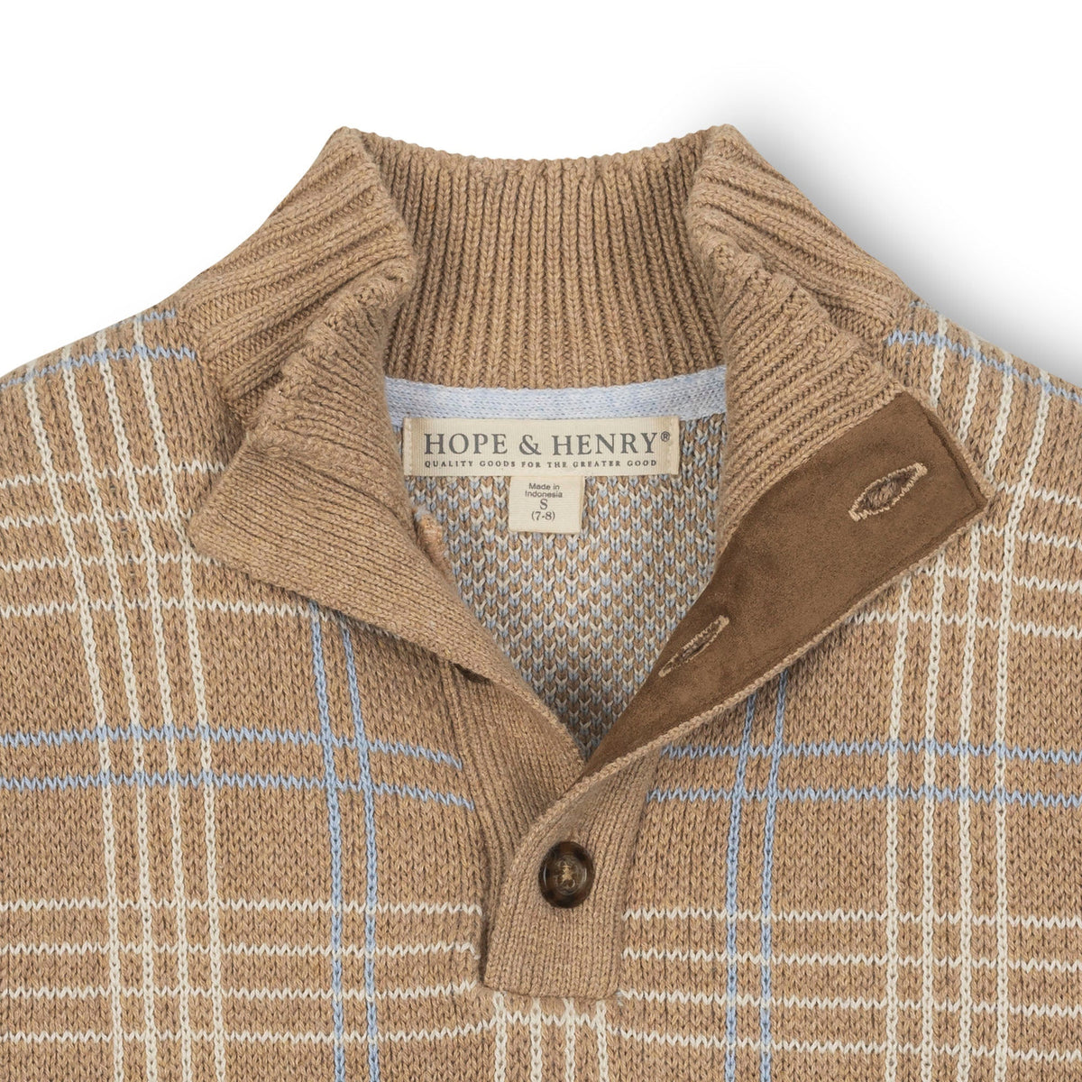 Organic Mock Neck Sweater