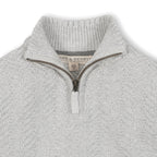 Organic Half Zip Cable Sweater