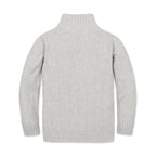 Organic Half Zip Cable Sweater