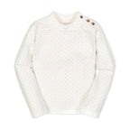 Organic Mock Neck Knit Top