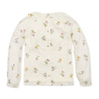 Organic Ruffle Collar Top