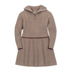 Organic Half Zip Sweater Dress
