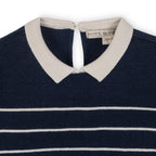 Organic Short Sleeve Collared Sweater Dress