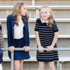 Organic Short Sleeve Collared Sweater Dress