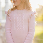 Organic Flutter Detail Sweater Dress