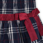 Organic Smocked Poplin Dress