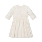 Organic Tiered Eyelet Dress