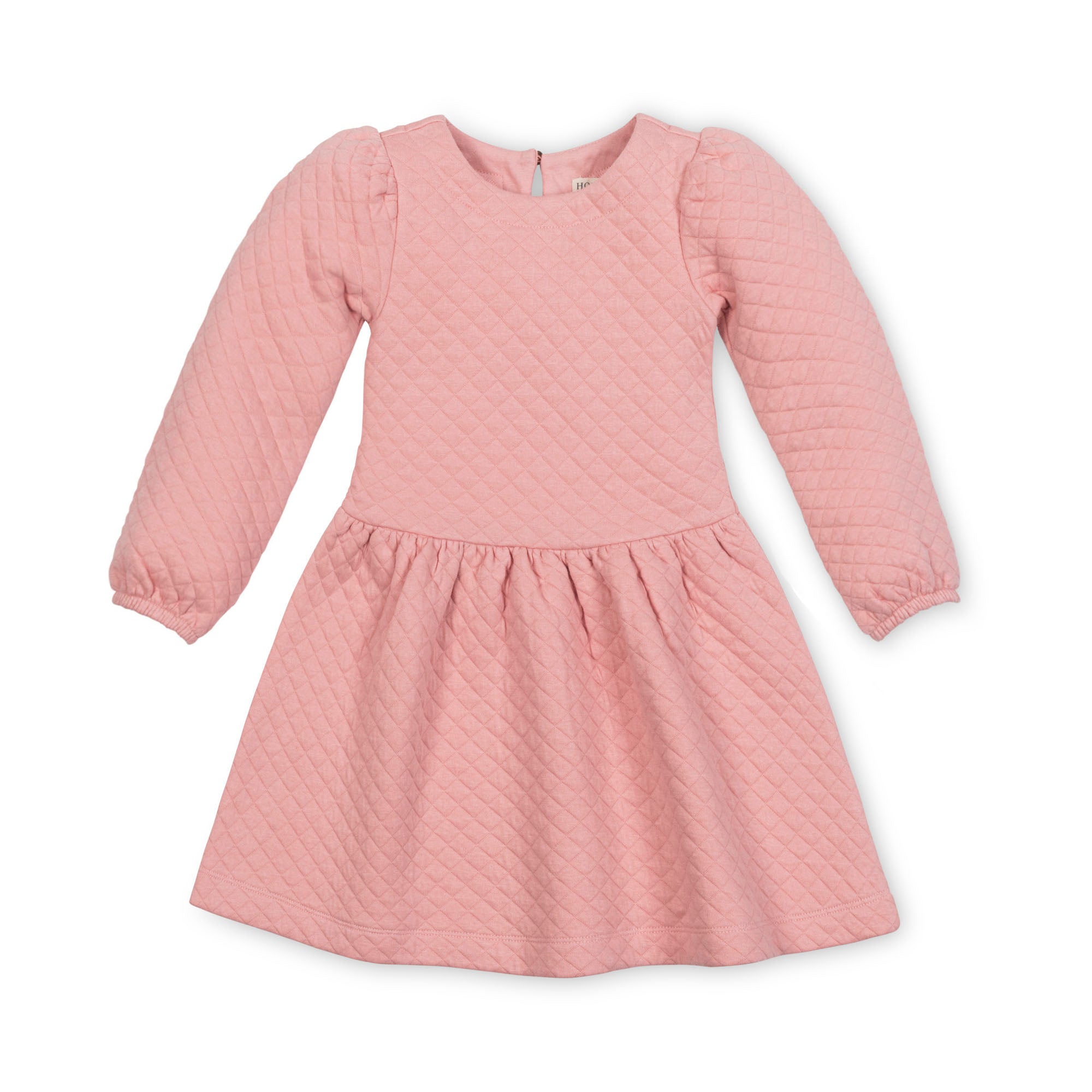 Quilted Drop Waist Dress